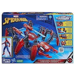 Hasbro - Marvel Spider-Man - Vehículo aracnolanzador - Juguetes de superhéroes para niños pequeños - Lanzador de proyectiles y de Agua Edad
