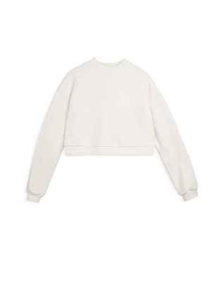 HAWKERS Mex Crop Sweatshirt, Sudadera para Mujer, Blanco Crop, XL