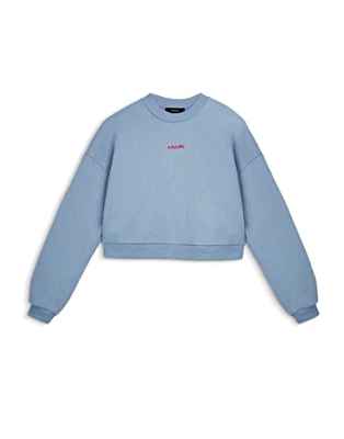 HAWKERS Mex Crop Sweatshirt, Sudadera para Mujer, Blue, L