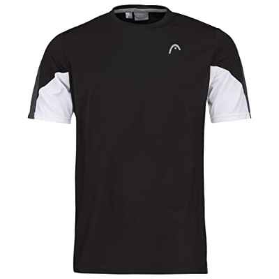 HEAD Club 22 Tech T-Shirt Men Blusas y Camisetas, Negro, L Mens