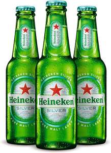 Heineken Silver Cerveza Lager Caja 4 Pack Botella, 6 x25cl [24x25cl botella]