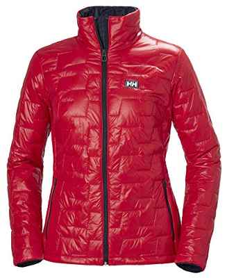 Helly Hansen Lifaloft Ligera Chaqueta Aislante, Mujer, Rojo Alerta, XS