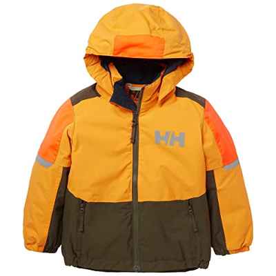 Helly Hansen Swift Team Jacket, Chaqueta De Pluma Para Acampada Y Marcha Niño Unisex Youth, Verde (Green), 8