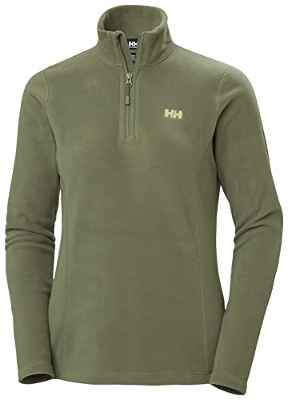 Helly Hansen W Daybreaker-Forro Polar con Media Cremallera Chaqueta, 421 Lav Verde, S para Mujer