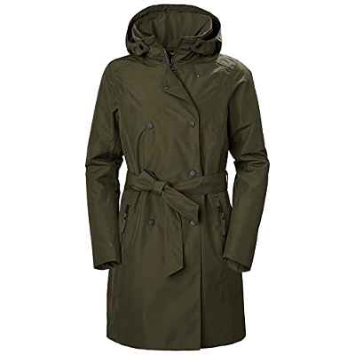 Helly Hansen W Welsey II Trench Insulated - Chaqueta para mujer, color verde utilitario, talla M