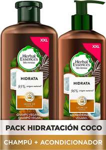 Herbal Essences Champú Y Acondicionador Pelo XXL - Hidratatación Profunda - Aceite De Coco Para El Cabello - 680ml+465ml