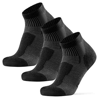 Hiking Low-Cut Socks, 3 Pack (Negro, 39-42)