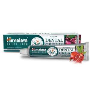 Himalaya Crema de dientes Herbals Dental Cream 100 g, antiinflamatoria, antihinchazón, protección de las encías, cuidado dental