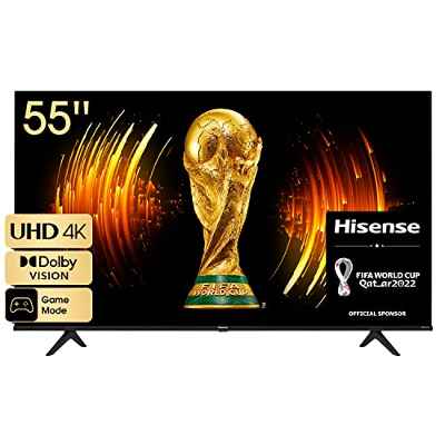 Hisense 55A6BG Nuevo Smart TV 4K UHD con Dolby Vision HDR, DTS Virtual X, Freeview Play, Alexa Built-in, Bluetooth (Nuevo 2022)