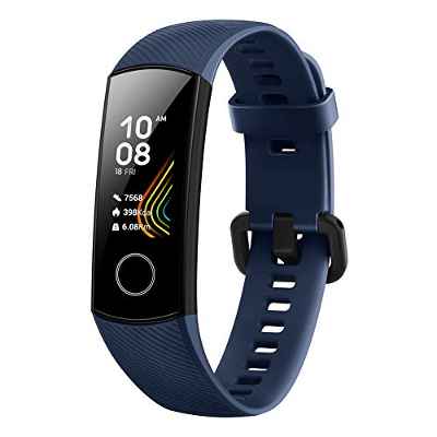 HONOR Band 5 Smartwatch, Pulsera Actividad Inteligente Impermeable IP68 con Pulsómetro, Monitor de Actividad Deportiva, Fitness Tracker con Podómetro, Azul