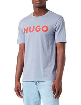 HUGO Dulivio 10229761 01 Camiseta para Hombre, Azul (N Bright Blue 430), L