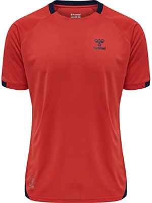 hummel Hmlgg12 Action Jersey S/S Camiseta, Hombre, Aura Orange, Large