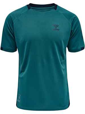 hummel Hmlgg12 Action Jersey S/S Camiseta, Hombre, Deep Lagoon, Medium
