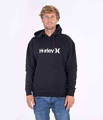 Hurley M Oao Solid Core Po Fleece, Sweatshirt Hombre, Preta (Black), S
