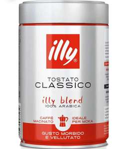 Illycafé molido para moka tueste CLASSICO, lata de 250 gramos