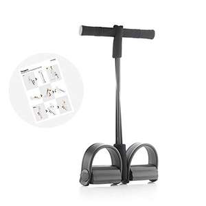 InnovaGoods Bandas Elásticas de Resistencia Multifunción con Guía de Ejercicios, Diseño Ergonómico y Moderno, x4
