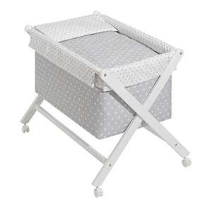 Interbaby 1703496031 - Minicuna Con Coordinado Textil, 90042-31, Gris