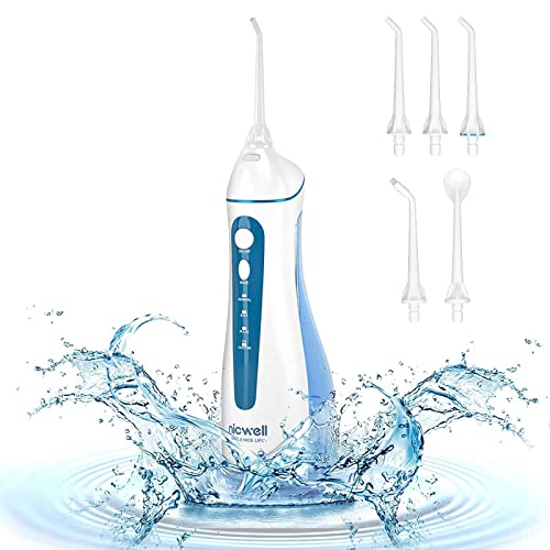 Irrigador Bucal Portatil Profesional con 5 Boquillas