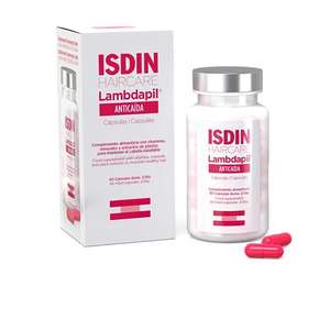 ISDIN Lambdapil 60 Cápsulas Anticaída del Cabello, Duración 1 mes, para la caída Ocasional del cabello, con vitaminas, minerales