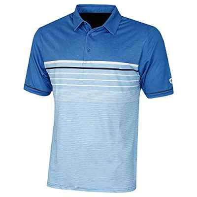 Island Green Hombre Igts2041 Sublimated Golf Polo Shirt - Marine - L