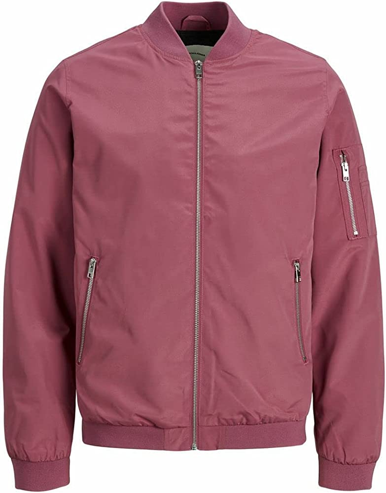 Jack and Jones Hombre Bomber Chaqueta 2 Bolsillos Regular