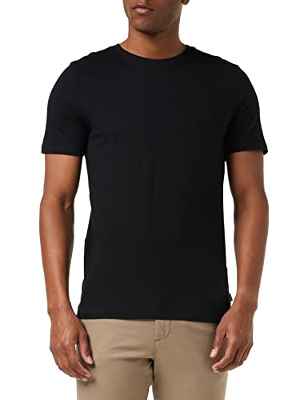 Jack & Jones Jjeorganic Basic tee SS O-Neck Noos Camiseta, Black, M para Hombre