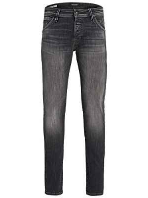 Jack & Jones Jjiglenn Jjfox Agi 304 50sps Noos Jeans, Black Denim, 28W x 32L para Hombre