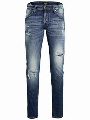 Jack & Jones Jjiglenn JJFOX GE 740 50SPS Noos Jeans, Blue Denim, W28/L32 para Hombre