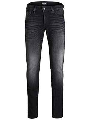 JACK & JONES Jjiglenn Jjicon JJ 557 50Sps Vaqueros, Negro (Black Denim), 31W / 34L para Hombre