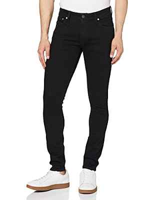 JACK & JONES Jjiliam Jjoriginal Am 009 Lid Noos, Jeans Hombre, Negro (Black Denim), W34/L34 (Talla del fabricante: 34)