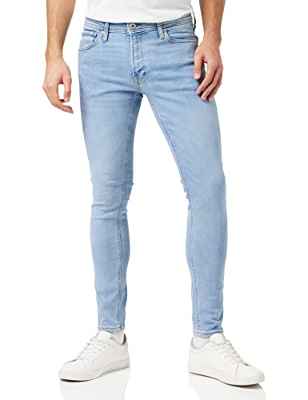 JACK & JONES Jjiliam Jjoriginal Noos Vaqueros Skinny, Azul Mezclilla, para Hombre, 32W / 36L