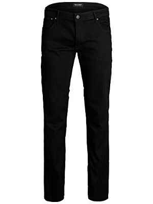 Jack & Jones Jjitim Jjoriginal Am 816 Plus Noos Vaqueros Slim, Negro (Black Denim Black Denim), 42W / 32L para Hombre