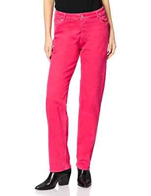 Jack & Jones Jjxx Jxseoul Straight MW Jeans AKM Noos, Rosa Brillante, 29W x 30L para Mujer