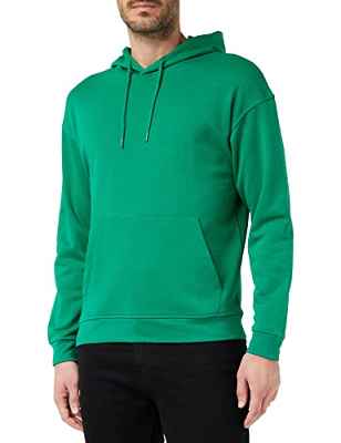 Jack & Jones Jorbrink Noos-Sudadera con Capucha, Lush Meadow/Fit: Cropped Box/Brushed, M para Hombre