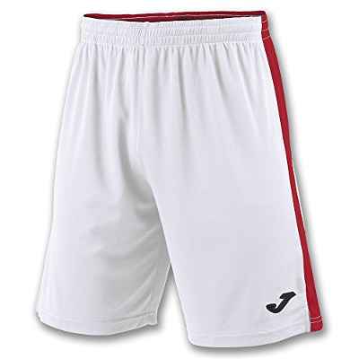Joma Tokio II Pantalones Cortos, Hombre, Multicolor (Blanco/Rojo), M