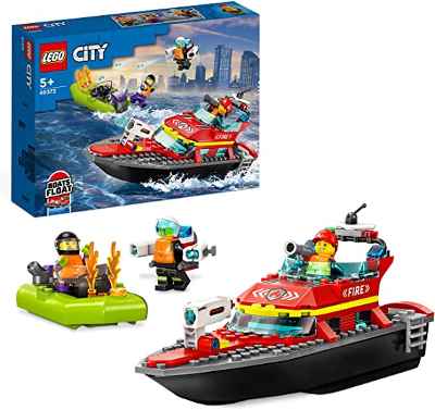 Juego Lego City Lancha de bomberos