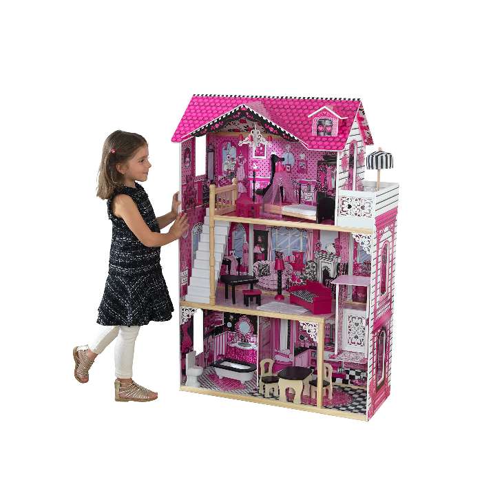 KidKraft Casa de muñecas de madera Amelia