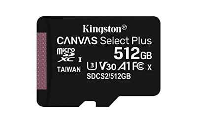 Kingston Canvas Select Plus Tarjeta microSD, SDCS2/512GBSP Class 10