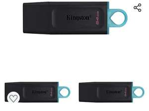 Kingston DataTraveler Exodia DTX/64GB Flash Drive USB 3.2 Gen 1 !!Paquete de 3!!