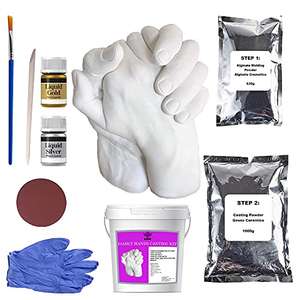 Kit de moldeado de manos con alginato