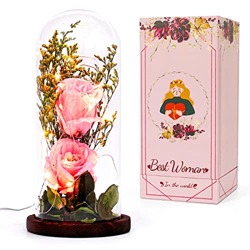 Kit de rosas con luces LED