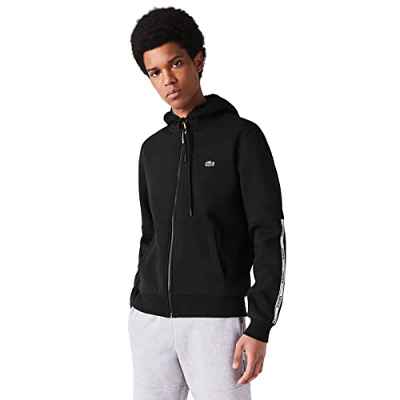 Lacoste SH1209, Sudadera Hombre, Negro (Noir), 3XL