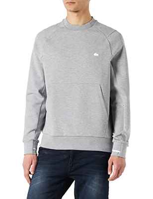 Lacoste SH2695, Sudadera Hombre, Gris (Muraille Chine), M