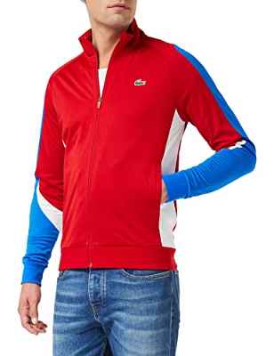 Lacoste Sh9377 Sudaderas, Rojo Marina-Blanco, M para Hombre