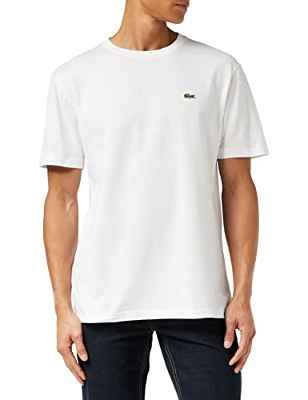 Lacoste Th7618 Camiseta, Blanc, XXL para Hombre