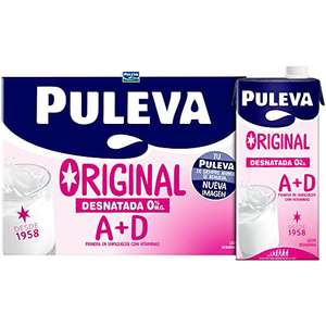 Leche puleva desnatada brik de 1 litro