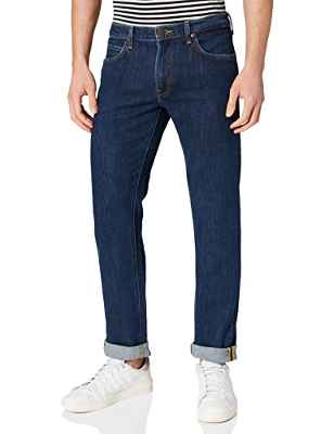 Lee Daren Zip Fly Jeans' Vaqueros, Azul (Deep Dark Stone), 38W / 34L para Hombre