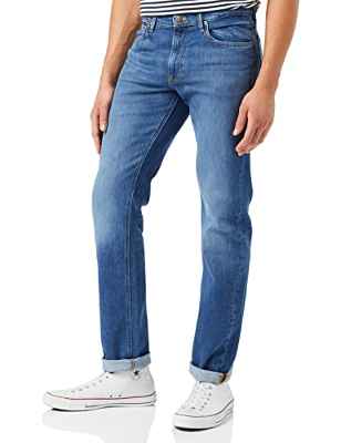 Lee Daren Zip Fly Low Stretch Jeans para Hombre, Azul (Dark Freeport), 28W/32L