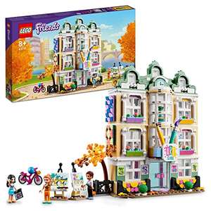 LEGO 41711 Friends Escuela de Arte de Emma, Casa de Muñecas, Accesorios Dots, Lienzo y Pinceles