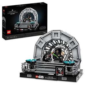 LEGO 75352 Star Wars Diorama: Sala del Trono del Emperador, 40 Aniversario del Retorno del Jedi, Figuras Darth Vader y Luke Skywalker